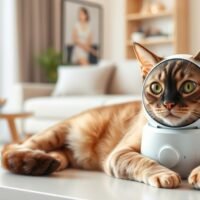 Furbo 360° Cat Camera + Nanny Bundle: Home Security & Cat Safety Alerts, Rotatin